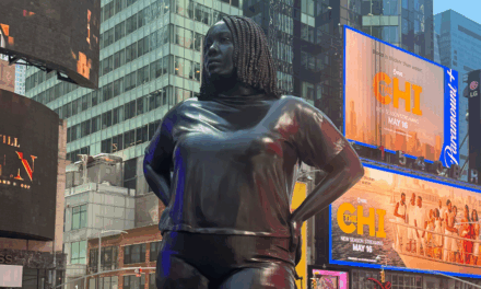 New 12-Foot Tall Statue of a Black Woman Unveiled in Times Square, Highlighting Diversity